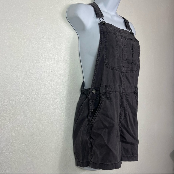 Aritzia TNA gray overall shorts Lyocell women’s xxs - Picture 6 of 11